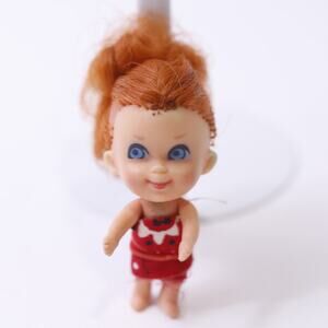 1960s, Liddle Kiddles, Trikey Triddle, Doll, Red Dress, Mattel, ~ 250929-WH 766